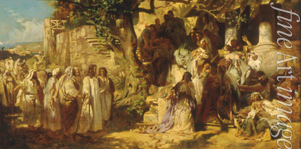 Siemiradzki Henryk - Christ and the Woman Taken in Adultery