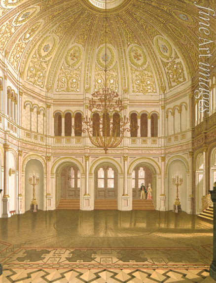 Tscherkassow Nikolai - Der Saal des Ordens des Heiligen Großfürsten Wladimir im Großen Kremlpalast