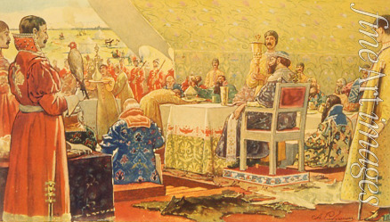 Ryabushkin Andrei Petrovich - The Feast of Tsar Alexei Mikhailovich