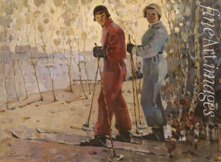 Kotov Pyotr Ivanovich - The skiers