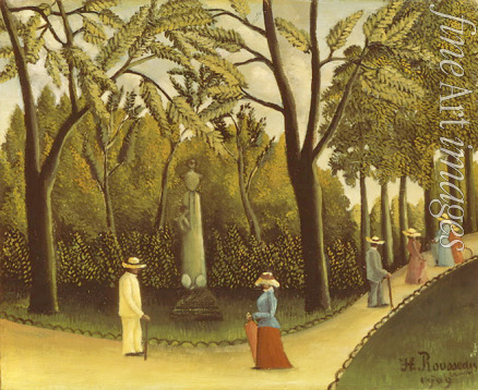 Rousseau Henri Julien Félix - The Luxembourg Gardens, Monument to Shopin