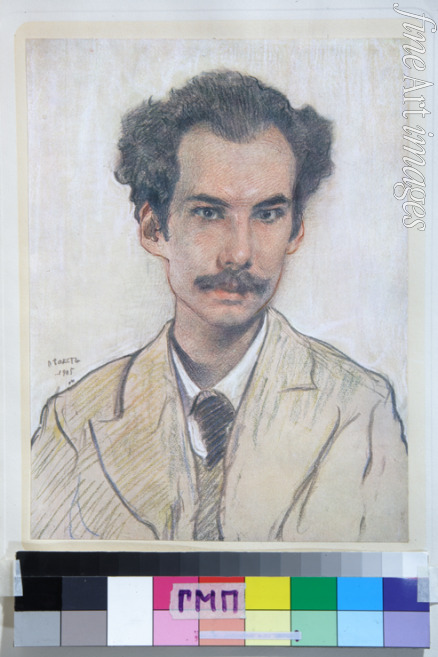 Bakst Léon - Porträt des Dichters Andrei Bely (1880-1934)