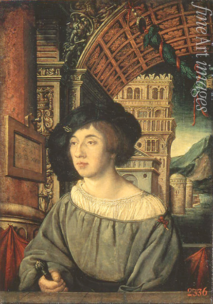 Holbein Ambrosius - Portrait of a man