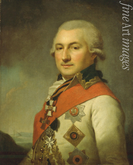 Lampi Johann-Baptist von the Elder - Portrait of the Admiral José de Ribas (1749-1800), founder of Odessa