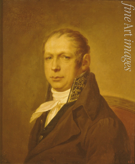 Shchukin Stepan Semyonovich - Portrait of the architect Andreyan (Adrian) D. Zakharov (1761-1811)