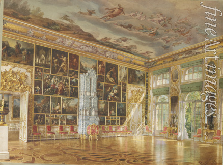 Premazzi Ludwig (Luigi) - The Art Gallery Hall in the Palace of Tsarskoye Selo