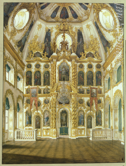 Hau Eduard - Interior in the Palace Chapel of the  Main Gatchina palace