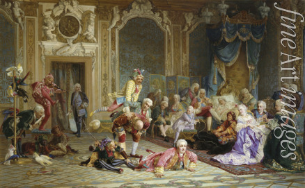 Jacobi Valery Ivanovich - Jesters at the Court of Empress Anna Ioannovna