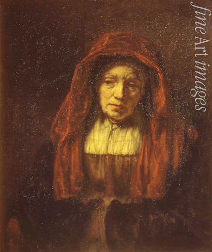 Rembrandt van Rhijn - Bildnis einer alten Frau