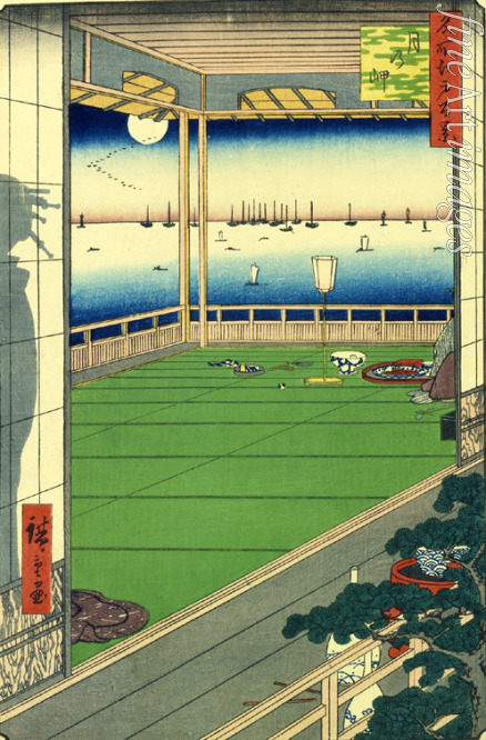 Hiroshige Utagawa - Mondlicht (Einhundert Ansichten von Edo)