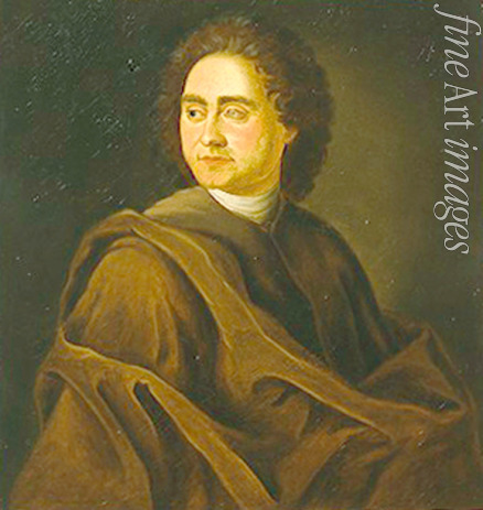 Dannhauer (Tannhauer) Johann Gottfried - Porträt Afanassi Tatischtschew, Offiziersbursche des Zaren Peter I. (1685-1750)