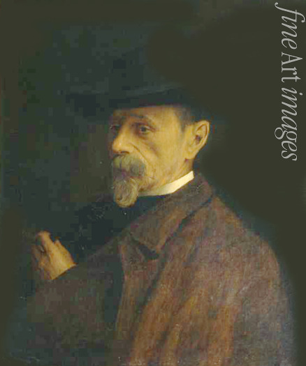 Kramskoi Iwan Nikolajewitsch - Porträt des Fotografen Heinrich-Johann Deniere (1820-1892)