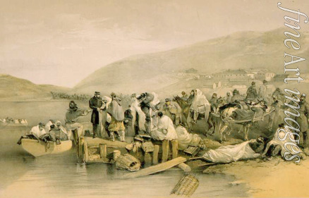 Simpson William - The Embarkation of the sick at Balaklava