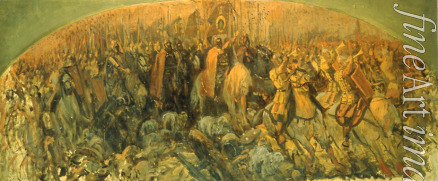 Korowin Sergei Alexeewitsch - Die Schlacht auf dem Schnepfenfeld am 8. September 1380