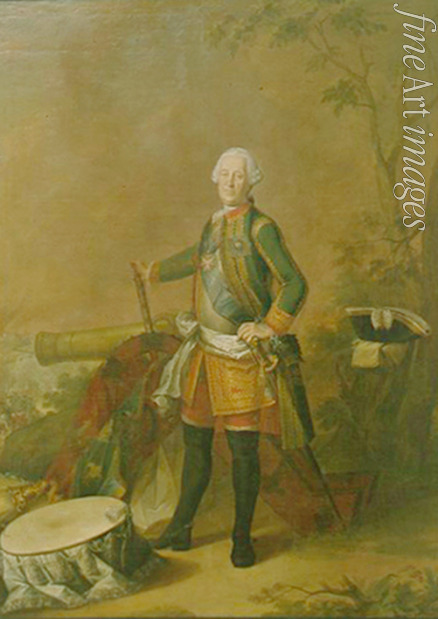 Buchholz Heinrich - Portrait of the field marshal and politician Count Burkhard Christoph von Munnich (1683-1767)