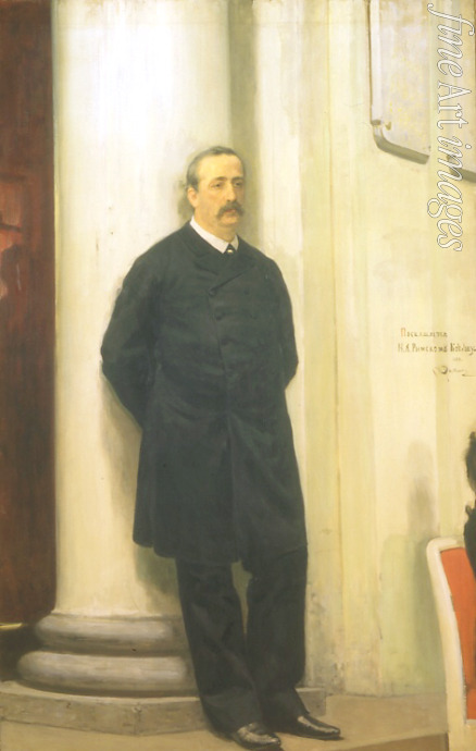 Repin Ilya Yefimovich - Portrait of the composer and chemist Alexander Borodin (1833-1887)