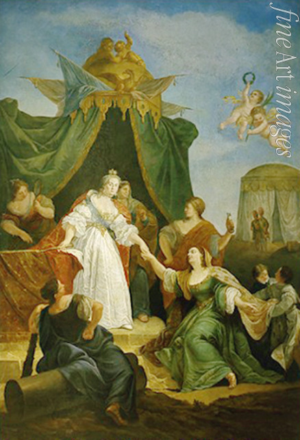 Fontebasso Francesco - The Accession to the throne of Catherine II