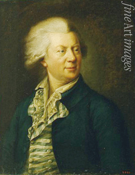 Shchukin Stepan Semyonovich - Portrait of the architect Yury (Georg Friedrich) Veldten (1730-1801)