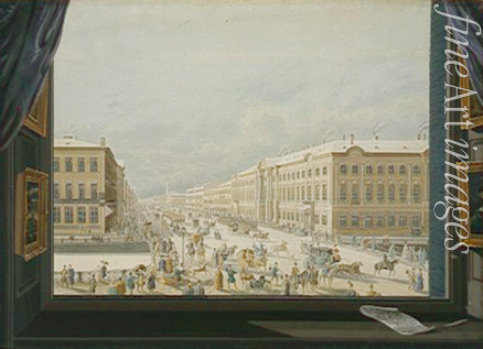 Westerling Erik - View of the Nevsky Prospekt in Saint Petersburg