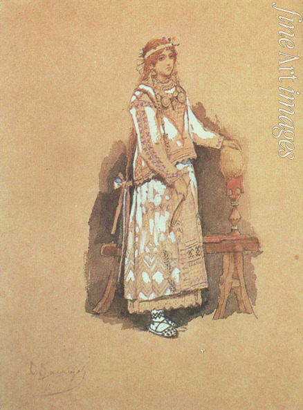Vasnetsov Viktor Mikhaylovich - Costume design for the opera 