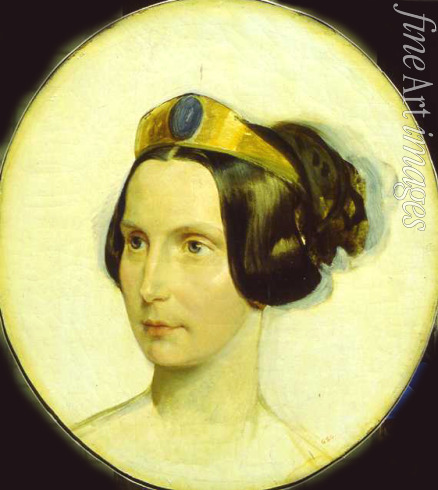 Brüllow (Briullow) Karl Pawlowitsch - Porträt der Kaiserin Alexandra Fjodorowna (Charlotte von Preußen), Frau des Kaisers Nikolaus I. (1798-1860)
