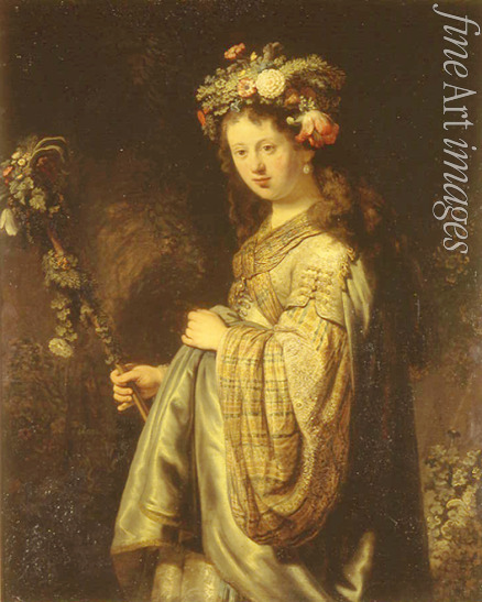 Rembrandt van Rhijn - Flora