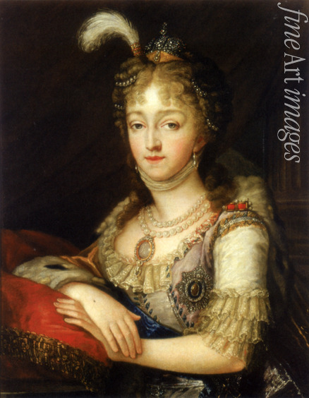 Anonymous - Portrait of Empress Elizabeth Alexeievna, Princess Louise of Baden (1779-1826)