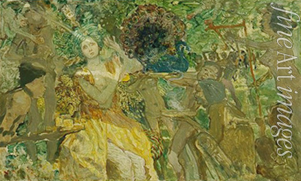 Somov Konstantin Andreyevich - Illustration to the poem Ruslan and Lyudmila by A. Pushkin