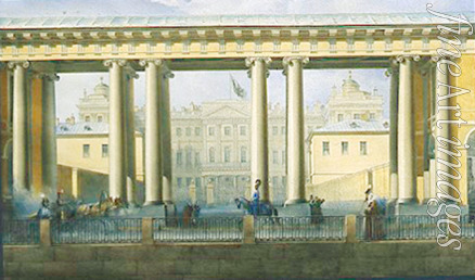 Sadovnikov Vasily Semyonovich - The Anichkov Palace in Saint Petersburg