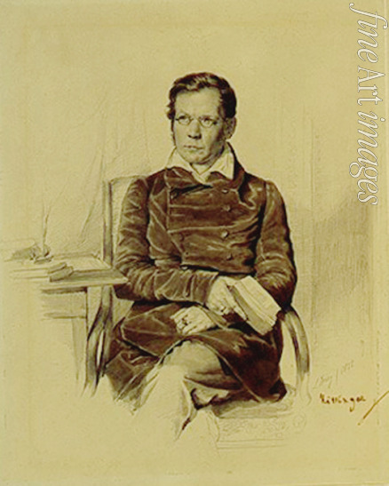 Diez Samuel Friedrich - Portrait of the Poet Prince Pyotr Andreyevich Vyazemsky (1792-1878)