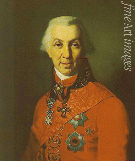 Borowikowski Wladimir Lukitsch - Porträt von Dichter Gawriil Romanowitsch Derschawin (1743-1816)