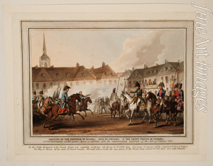 Dubourg Matthew - Das Treffen des Kaisers von Russland, Kaisers von Österreich, Königs von Preußen und Kronprinzen von Schweden in Leipzig 1813