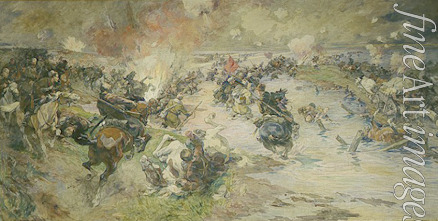 Samokisch Nikolai Semjonowitsch - Die Schlacht am Siwaschsee (Die Operation bei der Landenge von Perekop) 1920