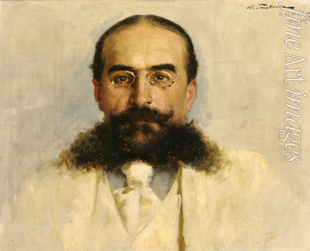 Galkin Ilya Savvich - Portrait of the writer, pedagogue, and playwright Vladimir I. Nemirovich-Danchenko (1858-1943)